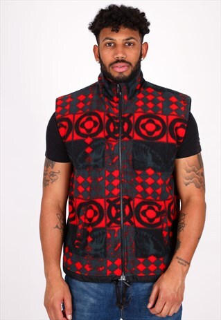 VINTAGE FLEECE GILET JACKET NJ1033