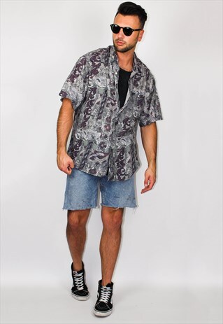 VINTAGE PATTERNED FESTIVAL SHIRT