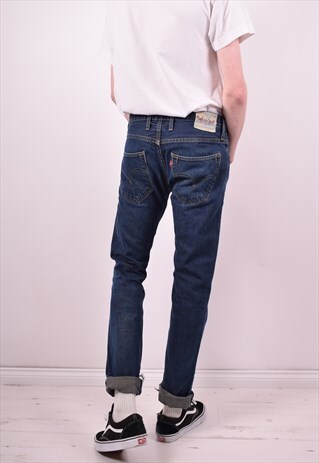 LEVI'S 504 MENS VINTAGE JEANS W32 L35 BLUE 90'S