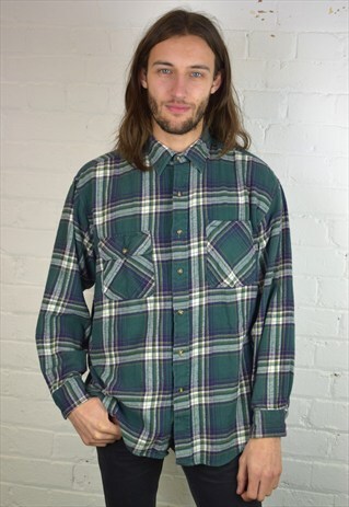 VINTAGE 90'S CHECKED SHIRT