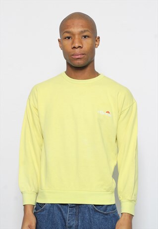 VINTAGE ELLESSE YELLOW SWEATSHIRT