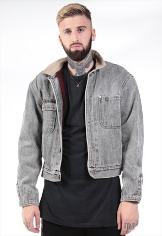 VINTAGE RALPH LAUREN CROPPED DENIM JACKET