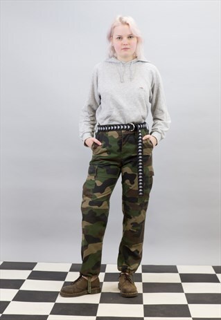 VINTAGE 90S CAMO COMBAT "NORMANY' TROUSERS