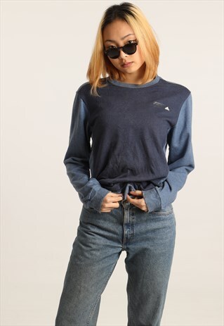 VINTAGE ADIDAS PRINTED LOGO SWEATSHIRT