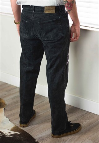 VINTAGE CALVIN KLEIN JEANS BLACK 90S 28.6