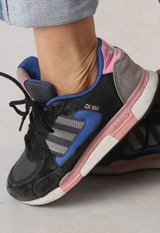 ADIDAS ZX 850 TRAINERS UK 6.5 (74G)