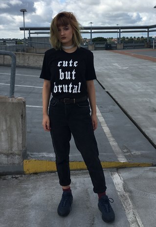 CUTE BUT BRUTAL T SHIRT