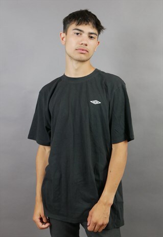 BLACK UMBRO T-SHIRT