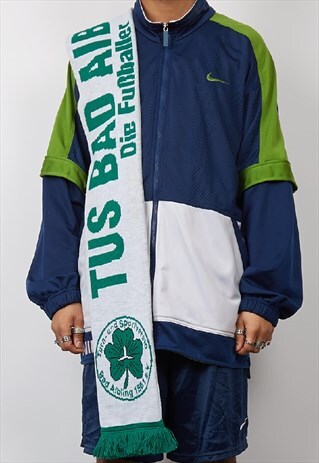 VINTAGE GREEN CLOVER TUS BAD AIBLING FOOTBALL SCARF