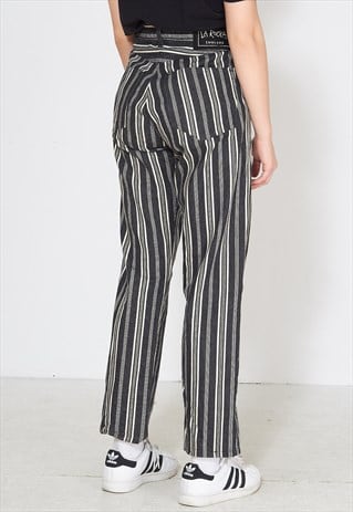 striped jeans vintage