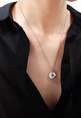 ZODIAC STERLING SILVER NECKLACE VIRGO SIGN