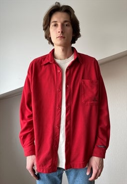 Vintage NIKE ACG Fleece Jacket Overshirt 90s Sweater Shirt