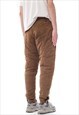 VINTAGE MILITARY PANTS WORK LINED QUILTED 60S 70S BROWN
