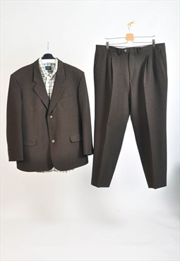Vintage 90s suit in brown