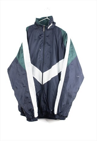 VINTAGE 90S SPORT TRACK JACKET IN BLUE XL