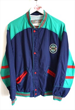 Vintage 90s Bomber Jacket Sweatshirt Tracksuit Sport Top