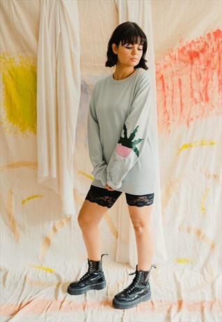 PLINTH SLEEVE PASTEL SWEATSHIRT