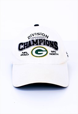 Vintage NFL Reebok Green Bay Packers Cap White With Logo 