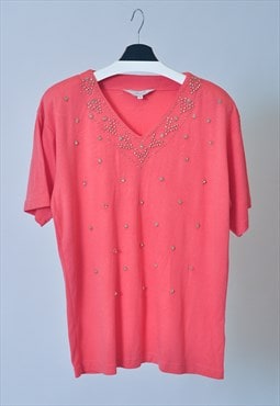 Vintage 90's pink oversized blouse