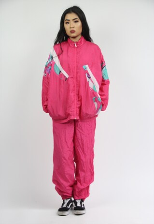 VINTAGE PINK SHELL TRACKSUIT