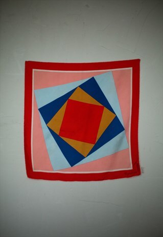 BELLOWS PRINCETON SCARF WITH GEOMETRIC PATTERN