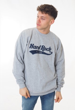 VINTAGE HARD ROCK CAFE SWEATSHIRT GREY