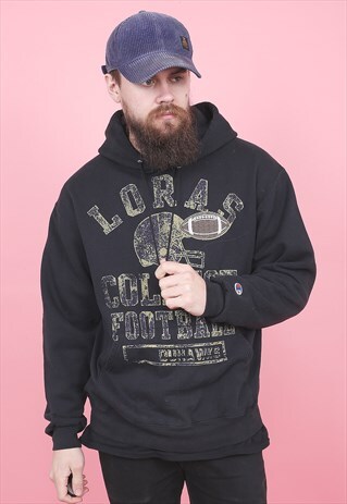 VINTAGE CHAMPION USA COLLEGE HOODIE /R1026