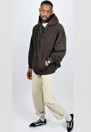RETRO / EARLY 90'S / CHAMPION / BROWN HOODIE