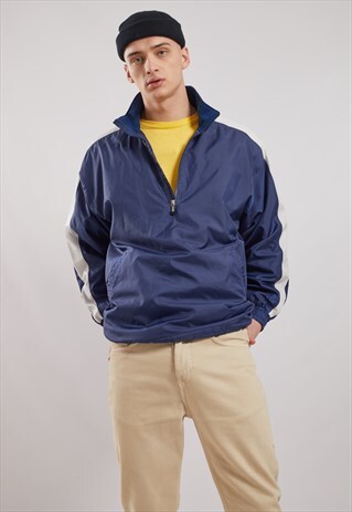 VINTAGE PUMA 1/4 ZIP SHELL JACKET