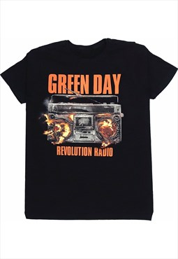 Vintage 90's UNBREAND T Shirt Green Day Revolution Radio