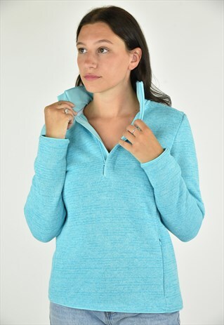 VINTAGE 90'S UNDER ARMOUR BLUE SWEATSHIRT SMALL