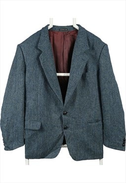 Vintage 90's Harris Tweed Blazer Tweed Button