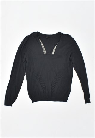 VINTAGE 90'S JUST CAVALLI TOP LONG SLEEVE GREY