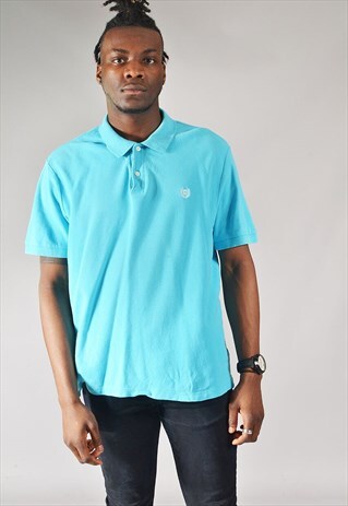 VINTAGE RALPH LAUREN CHAPS POLO SHIRT BLUE