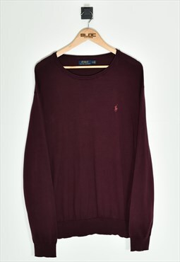 Vintage Ralph Lauren Sweater Maroon XXLarge 