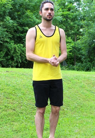 VINTAGE 90S LE COQ SPORTIF VEST SMALL - RETRO - GYM SPORTS
