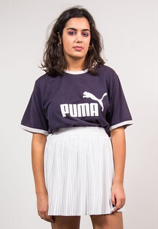 90'S NAVY PUMA RINGER T-SHIRT