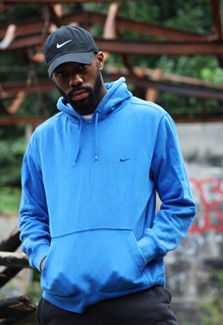 RETRO / 90'S / NIKE / BLUE HOODIE