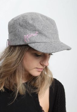 Vintage Animal  Baseball Cap Hat Grey