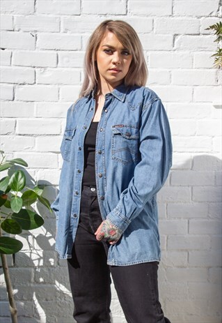 VINTAGE MARLBORO DENIM SHIRT