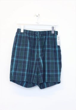Vintage Unbranded shorts in checked blue. Best fits S