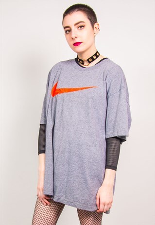 NIKE VINTAGE 90'S GREY OVERSIZED T-SHIRT