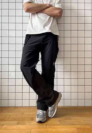 Vintage HAGLOFS Ski Pants Shell Black