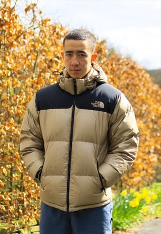 the north face nuptse 1996 gold