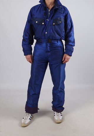 VINTAGE NEVICA FULL SKI SUIT SNOW SPORTS M 38 (HB1F)