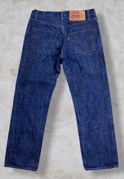 Vintage Levi's 501 Blue Denim Jeans W32 L30