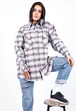 VINTAGE AVIREX FLANNEL SHIRT S999