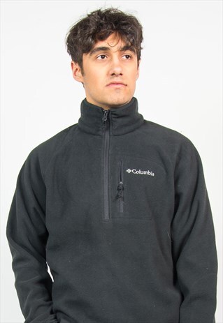 COLUMBIA HALF ZIP FLEECE JACKET PULL OVER