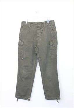 Vintage Unbranded cargos in green. Best fits W35"