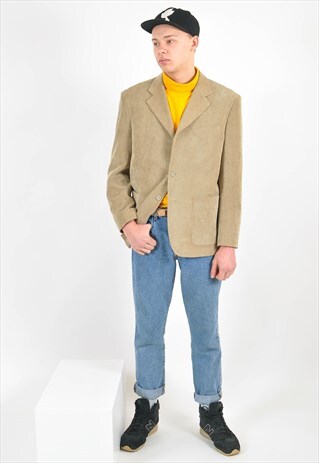 VINTAGE 90'S CORDUROY BLAZER JACKET